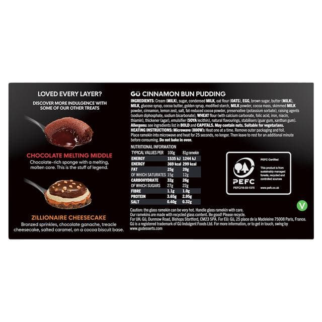 Gü 2 x 81g Cinnamon Bun Hot Puds - gallery image 5