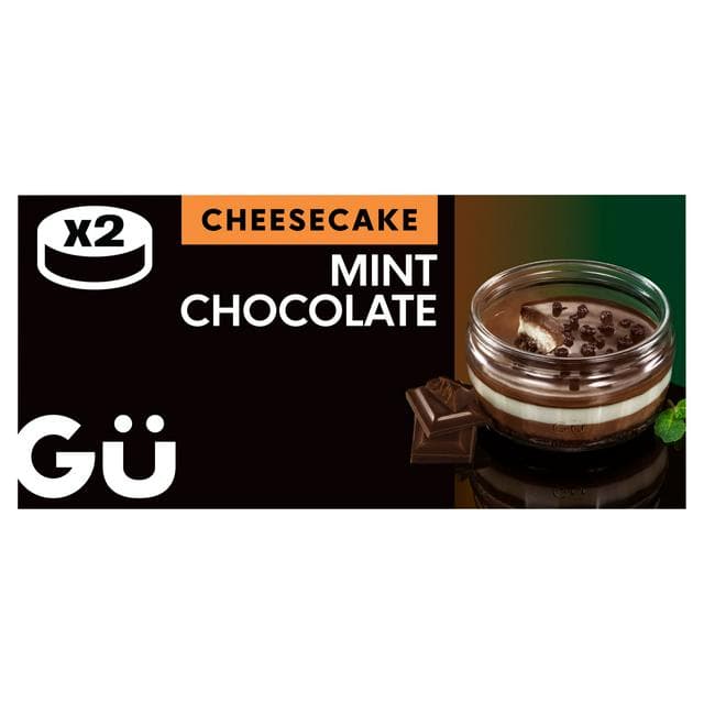 Gü 2 x 84g Mint Chocolate Cheesecakes - gallery image 1