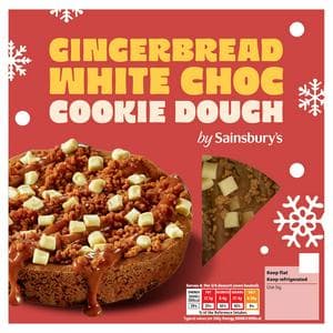Sainsbury's 345g Loaded White Chocolate Gingerbread Cookie Dough