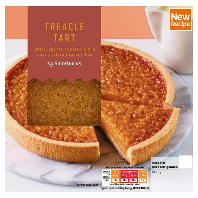 Sainsbury's 300g Treacle Tart - gallery image 1