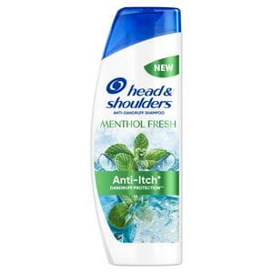 Head & Shoulders 400ml Menthol Fresh Anti Dandruff Shampoo for Itchy Scalp