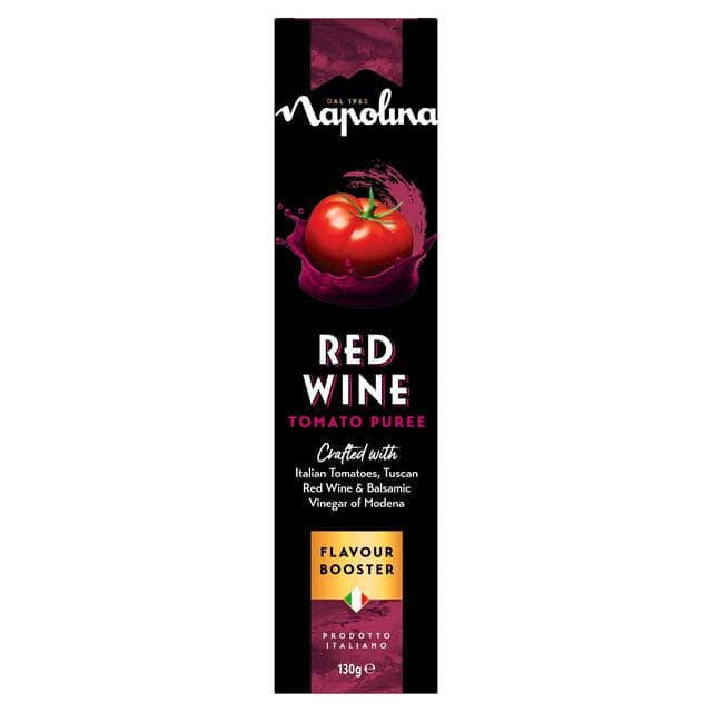 Napolina 130g Red Wine Tomato Puree - gallery image 1