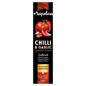 Napolina 130g Chilli & Garlic Tomato Puree