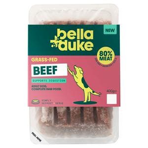Bella + Duke 400g Complete Raw Beef Adult Dog Food