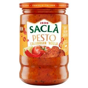 Sacla' 190g Calabrian 'Nduja Pesto Sauce