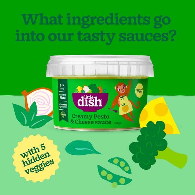 Little Dish 250g Creamy Pesto & Cheese sauce - gallery image 2
