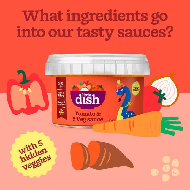 Little Dish 250g Tomato & 5 Veg sauce - gallery image 2
