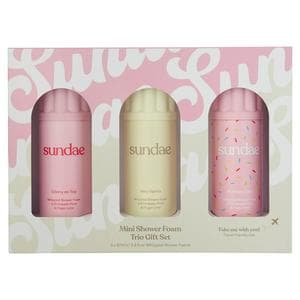 Sundae 3 x 97ml Mini Shower Foam Trio Gift Set