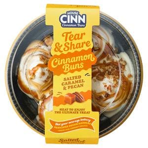 House of Cinn 340g Salted Caramel & Pecan Cinnamon Buns