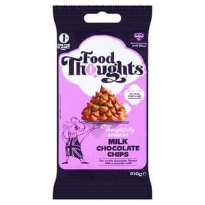Food Thoughts 100g Milk Chocolate Chips
