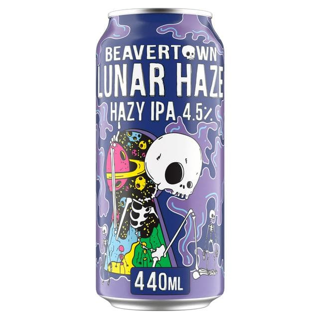 Beavertown 440ml Lunar Haze IPA Beer Can - gallery image 1