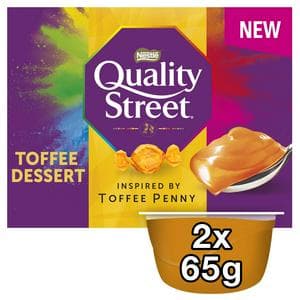 Quality Street 2 x 65g Smooth & Creamy Toffee Dessert Pots
