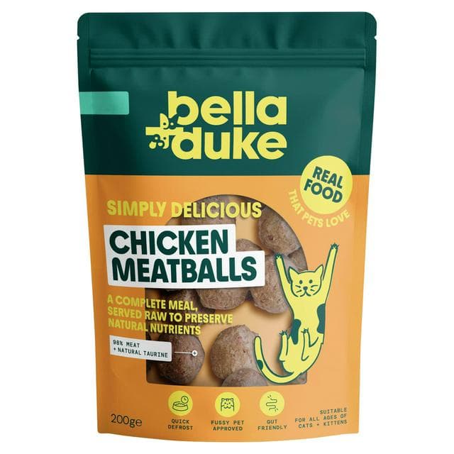 Bella + Duke 200g Chicken Meatballs Cat Food - gallery image 1