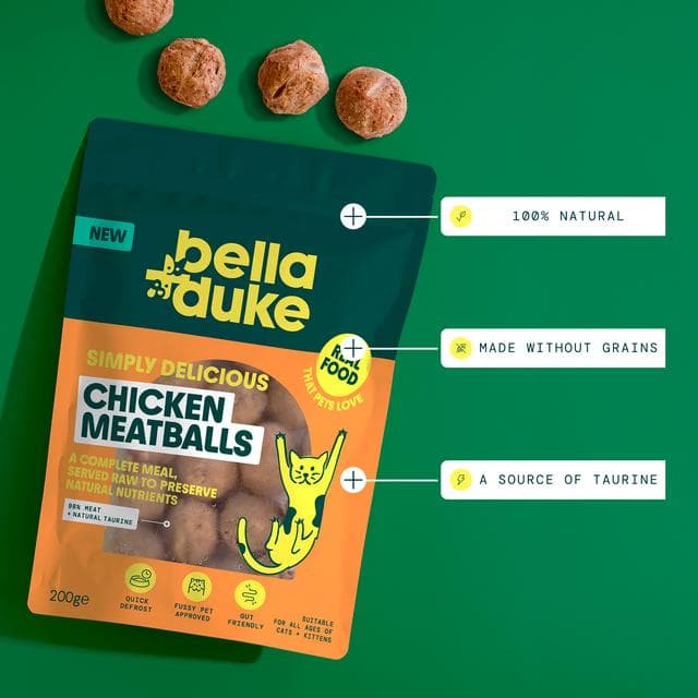Bella + Duke 200g Chicken Meatballs Cat Food - gallery image 4