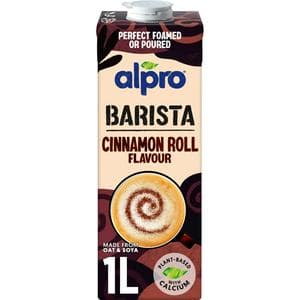 Alpro Barista 1L Cinnamon Roll Flavour Dairy Free Drink