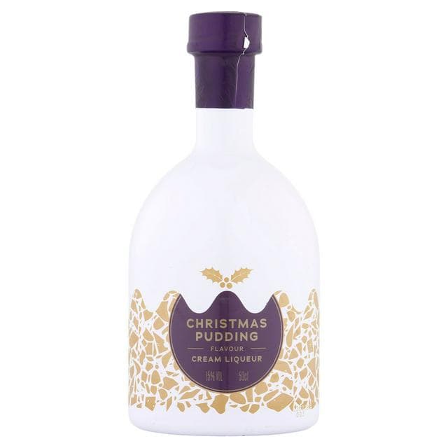 Sainsbury's 50cl Christmas Pudding Flavour Cream Liqueur, Taste the Difference - gallery image 1