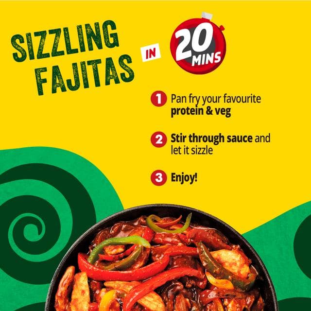 Old El Paso 170g Sizzling Fajitas Cooking Sauce - gallery image 3