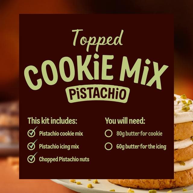 Dr. Oetker 325g Pistachio Topped Cookie Mix - gallery image 4