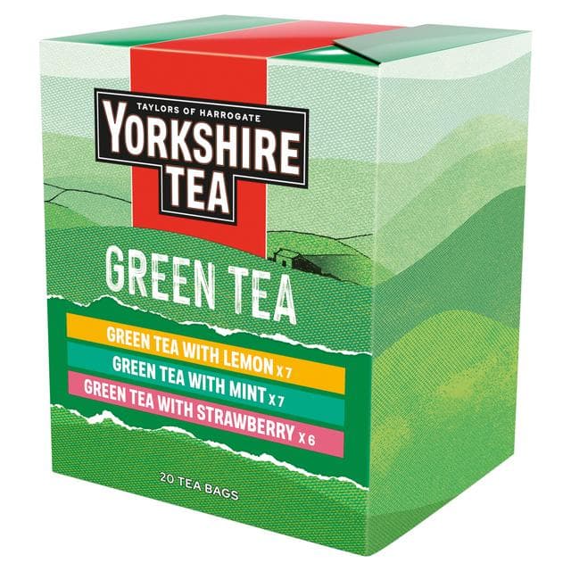 Yorkshire Tea 20 x Green Tea Selection Pack Enveloped Tea Bags - gallery image 2