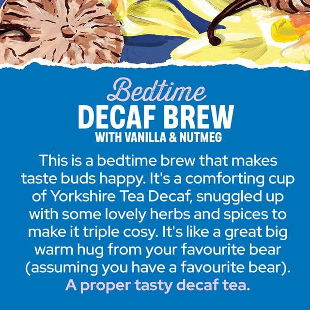 Yorkshire Tea 20 x Bedtime Vanilla & Nutmeg Herbal Tea Bags - gallery image 4