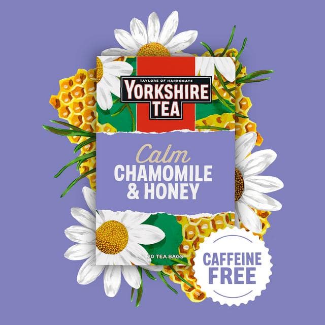 Yorkshire Tea 20 x Calm Chamomile & Honey Herbal Tea Bags - gallery image 6