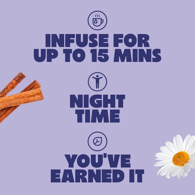 Pukka 20 x Organic Night Time Chamomile, Apple & Cinnamon Sleep Tea Bags 36g - gallery image 5