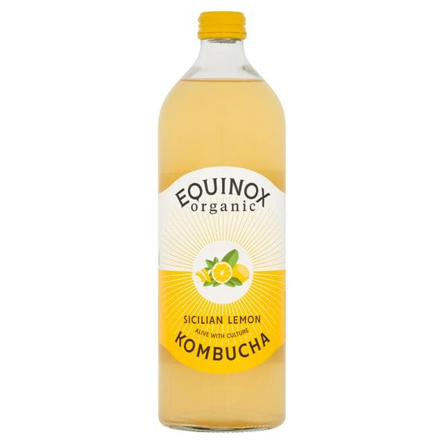 Equinox 750ml Sicilian Lemon Organic Kombucha Drink - gallery image 1