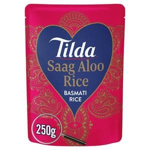 Tilda 250g Saag Aloo Rice