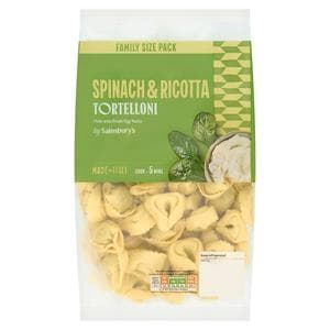 Sainsbury's 500g Spinach & Ricotta Tortelloni Pasta