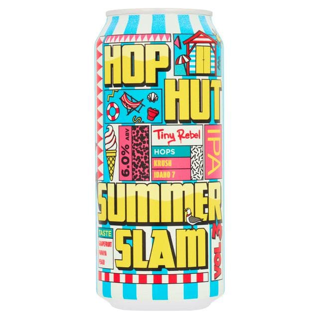 Tiny Rebel 440ml Hop Hut Summer Slam IPA Beer Can - gallery image 1