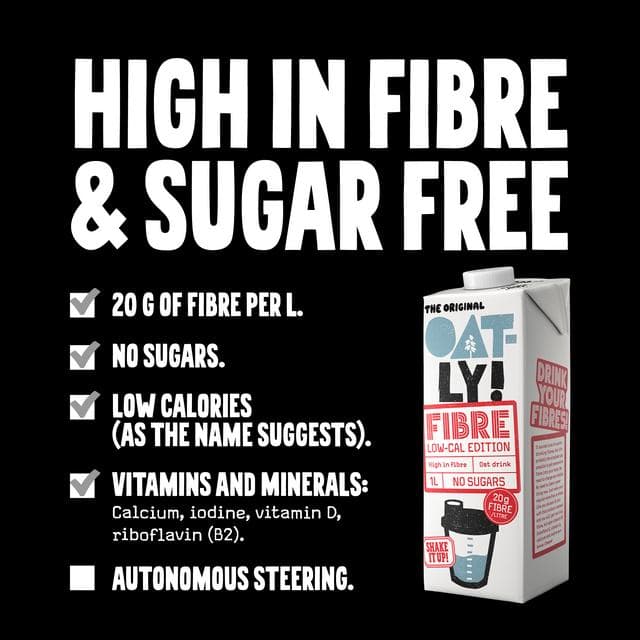 Oatly 1L Chilled Fibre Oat Drink, Low-Cal Edition - gallery image 2
