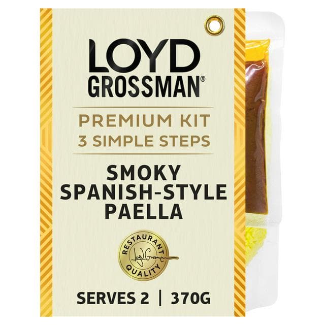 Loyd Grossman 370g Smoky Spanish Style Sun Dried Tomato Paella Rice Meal Kit - gallery image 1
