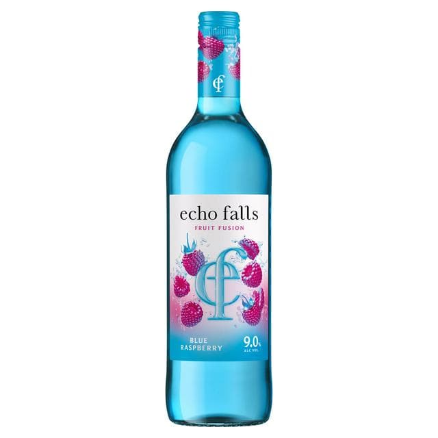 Echo Falls Blue Raspberry Fruit Fusion Rose Wine Bottle 75cl - gallery image 1