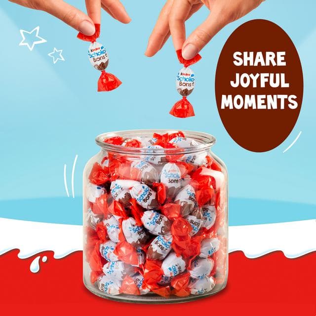 Kinder Schoko Bons 100g Milk & Hazelnut Chocolates Bag - gallery image 5