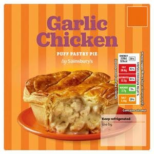Sainsbury's 200g Creamy Garlic Chicken Pie