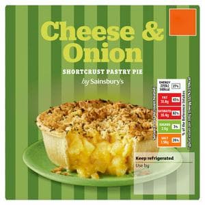 Sainsbury's 200g Cheese & Onion Pie