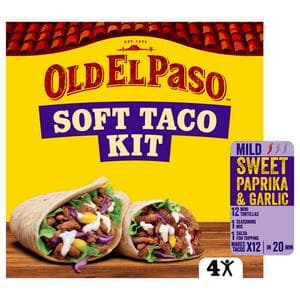 Old El Paso 499g Sweet Paprika & Garlic Soft Taco Kit