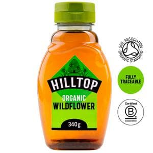Hilltop 340g Wildflower Organic Honey
