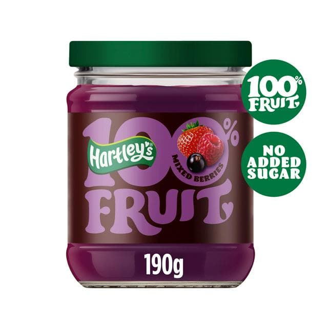 Hartley's 190g 100% Mixed Berries Fruit Spread - gallery image 1