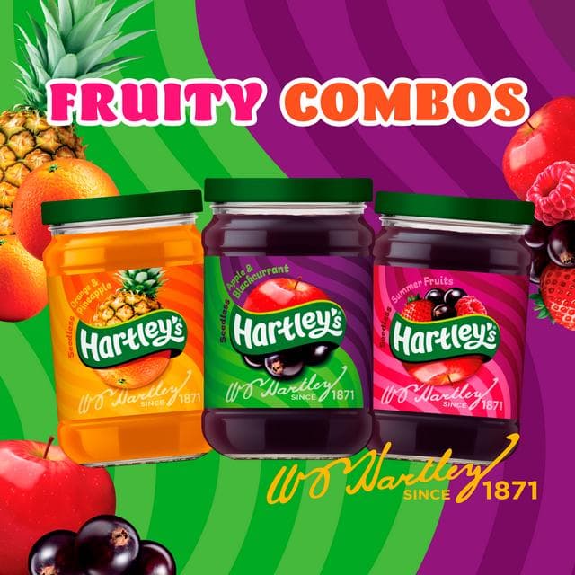 Hartley's 300g Seedless Apple & Blackcurrant Fruit Jam - gallery image 3