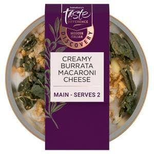 Sainsbury's Discovery 400g Creamy Burata Macaroni, Taste the Difference