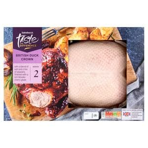 Sainsbury's 1.2kg Duck Crown with Cherry Glaze, Taste the Difference