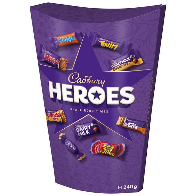 Cadbury Heroes 240g Chocolate Assortment Carton - gallery image 3
