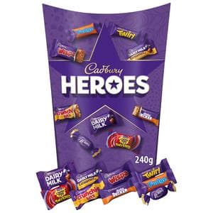 Cadbury Heroes 240g Chocolate Assortment Carton