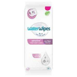 WaterWipes 26 x Sensitive Intimate Care Ultra Incontinence Wipes