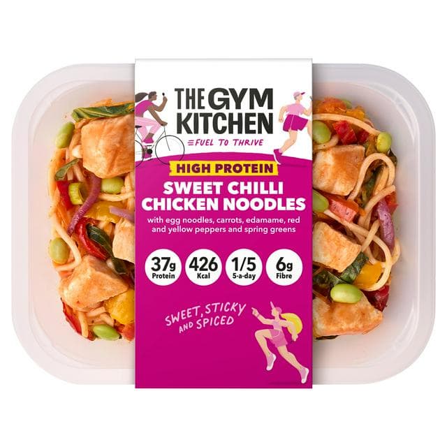 The Gym Kitchen 400g Sweet Chilli Chicken Noodles - gallery image 1
