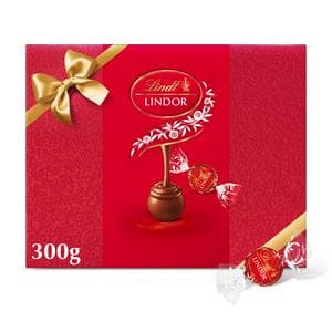 Lindt Lindor 300g Milk Gift Box Chocolate Truffles