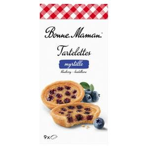 Bonne Maman 9 x Blueberry Tartelettes 135g