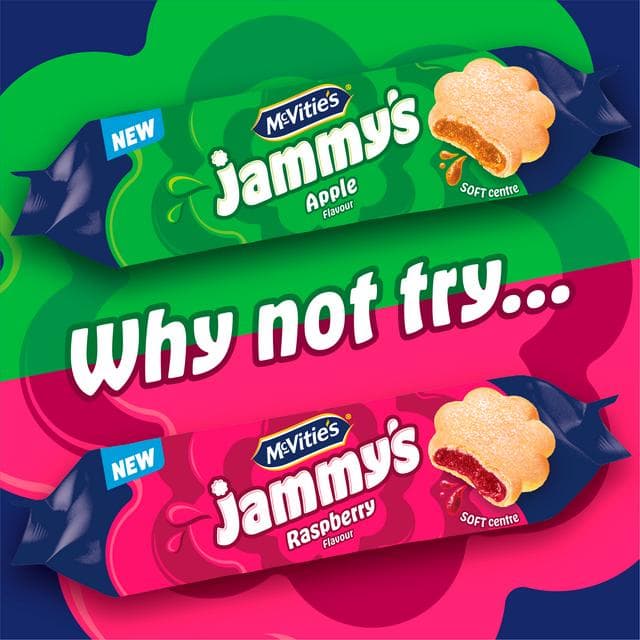 McVitie's Jammys 136.5g Apple Flavour Biscuits - gallery image 3