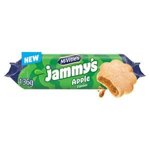 McVitie's Jammys 136.5g Apple Flavour Biscuits